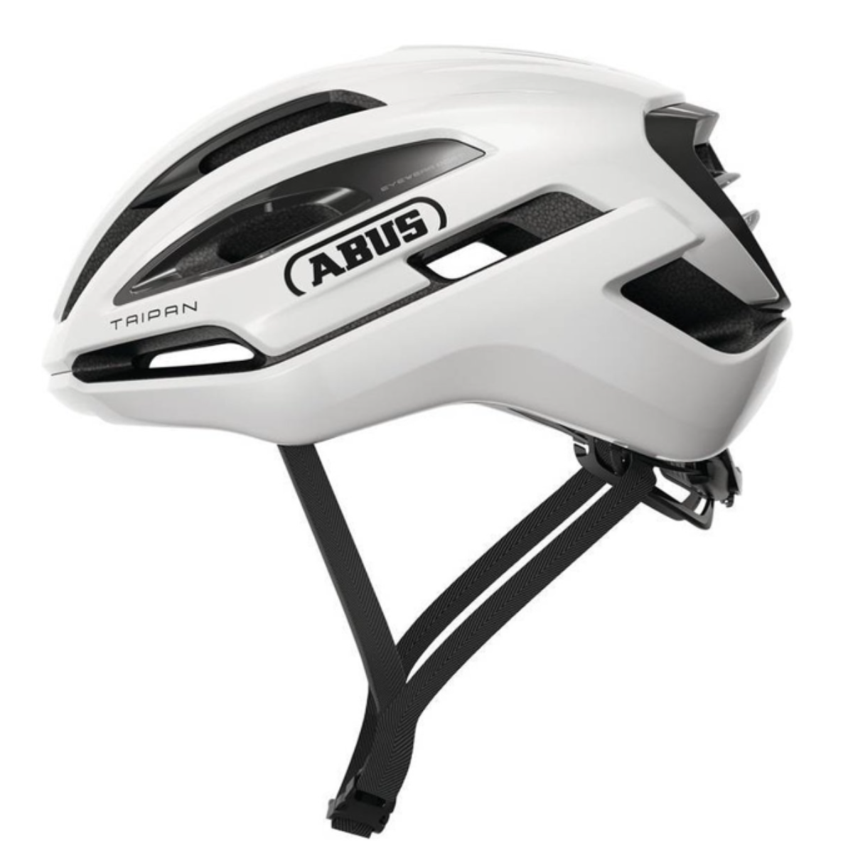 CAPACETE ABUS TAIPAN BRANCO BRILHANTE TAM M 52 58 CM