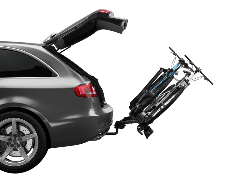 SUPORTE THULE VELOCOMPACT PARA 2 BICICLETAS PARA ENGATE  Preto