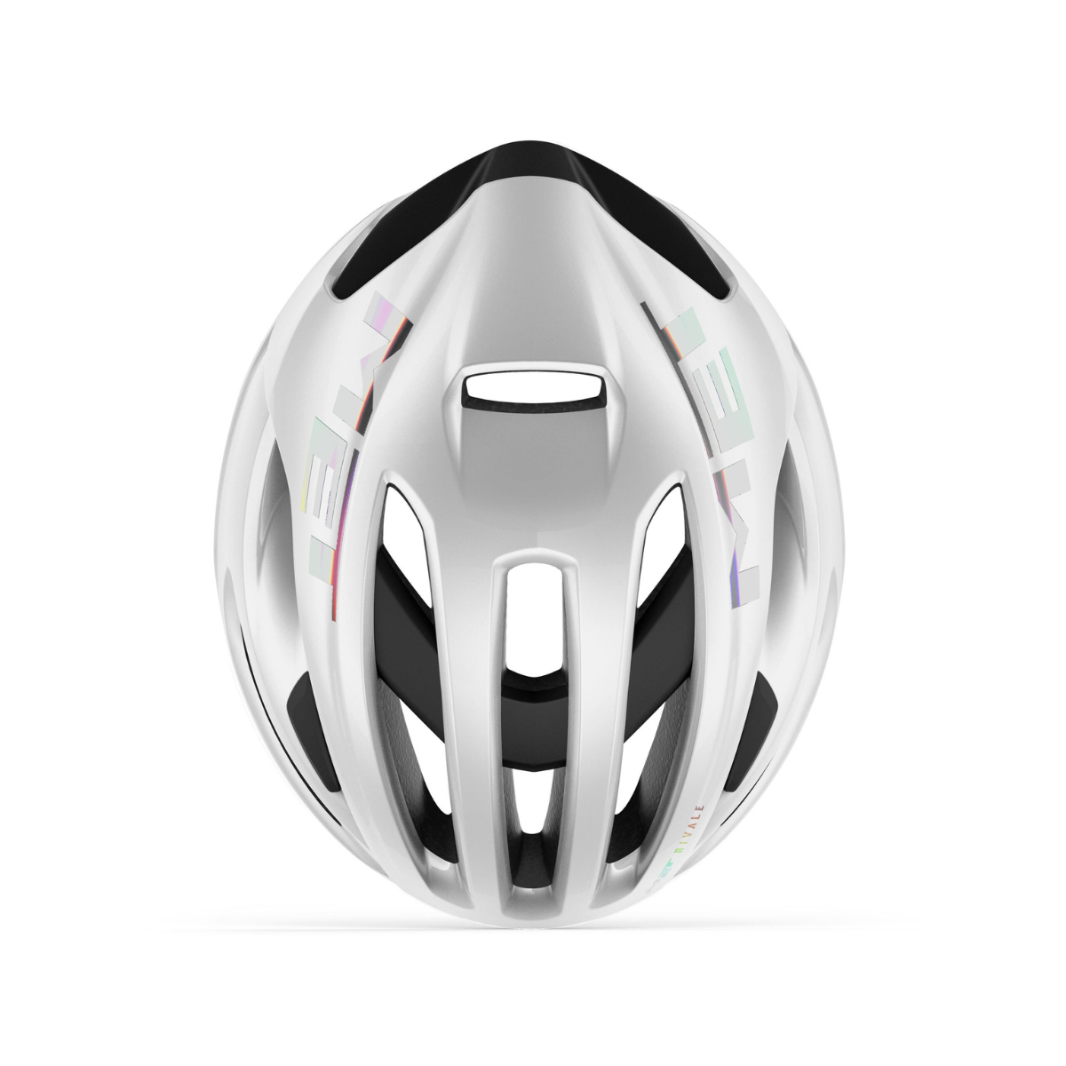 CAPACETE MET ROAD RIVALE MIPS BRANCO HOLOGRAFICO TAM M (56-58)