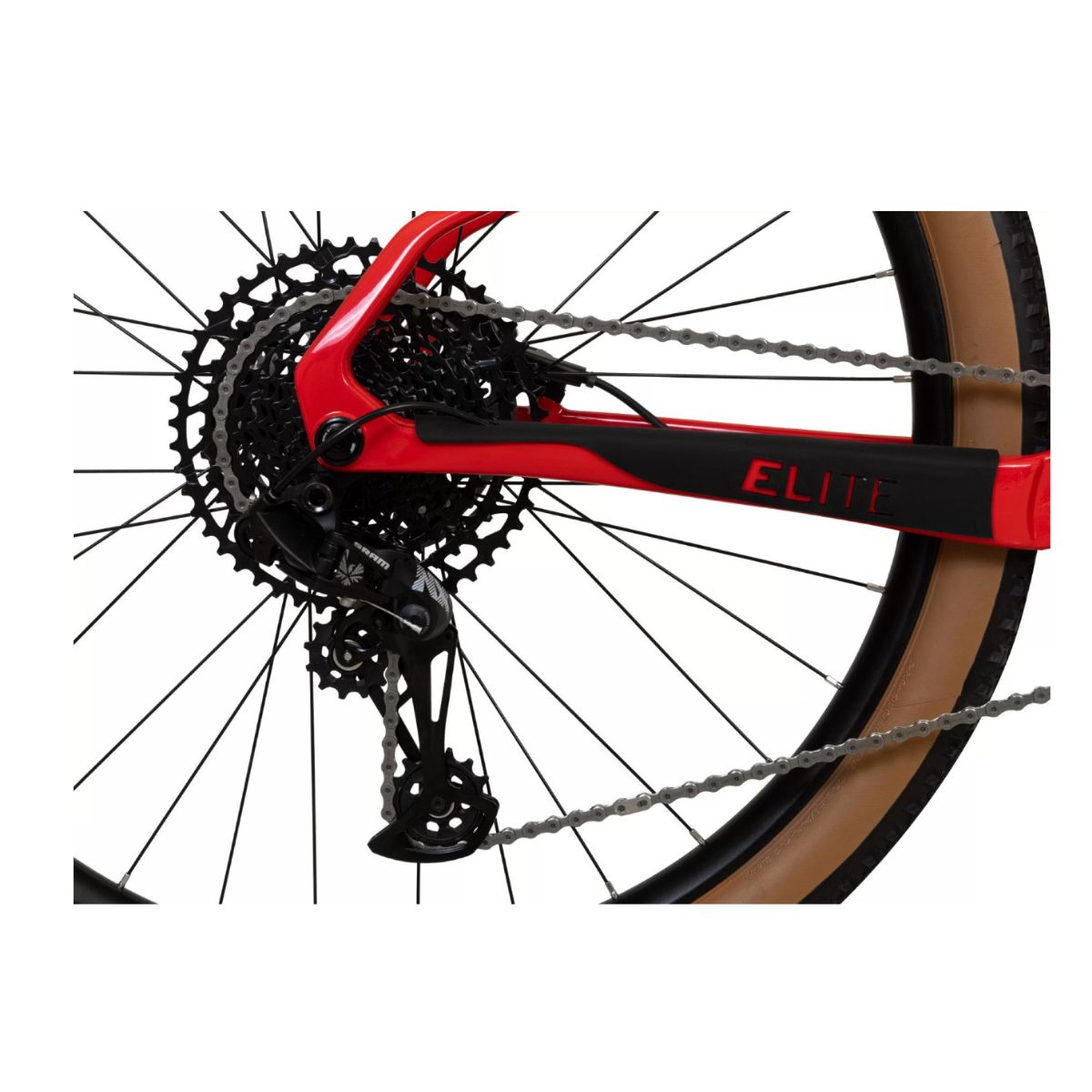 BIKE CALOI ELITE CARBON FS 12V COR VERMELHA