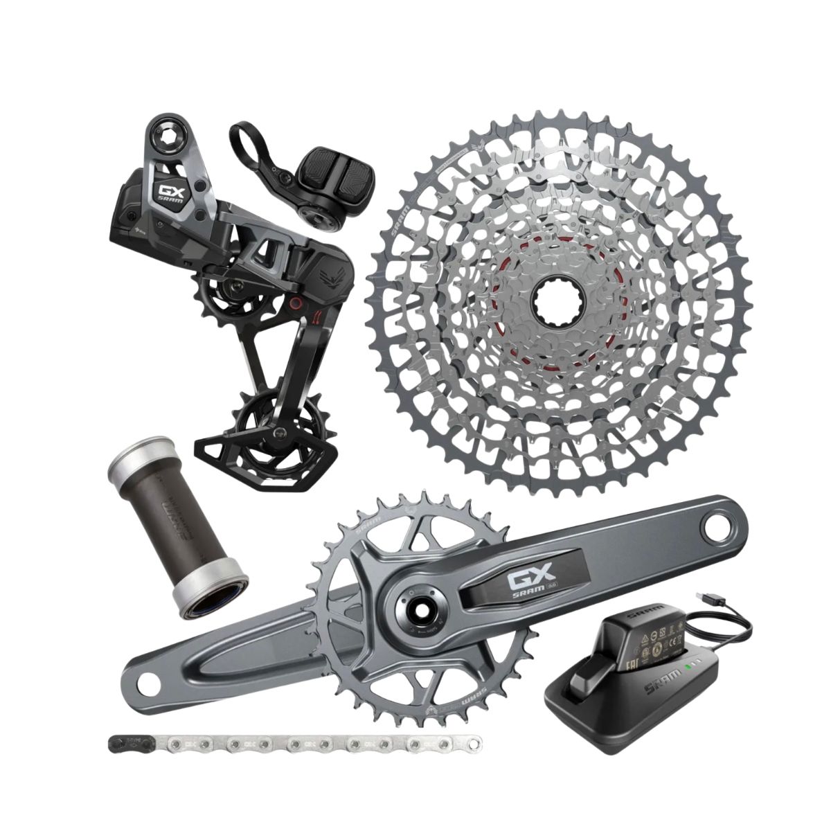 GRUPO SRAM GX T-TYPE AXS D1 32T 170MM WIDE Q174 C/ PROTETOR