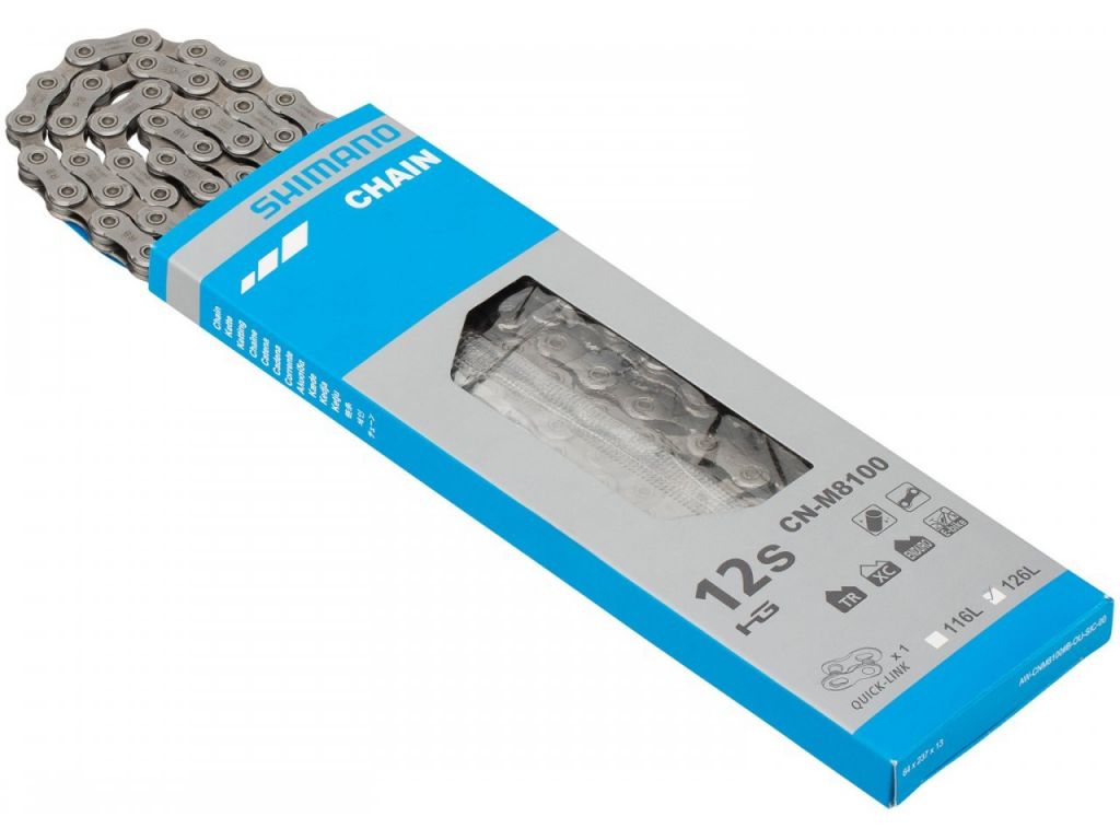 CORRENTE SHIMANO CN-M8100 126L 12V COM QUICK LINK