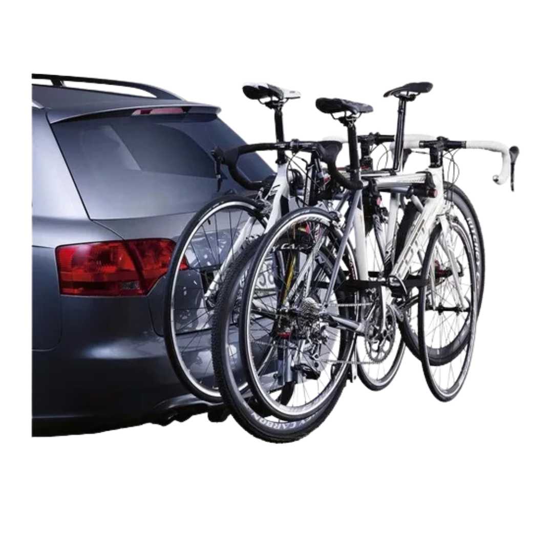 SUPORTE THULE HANGON INCLINAVEL ALUMINIO PARA ENGATE PARA 3 BICICLETAS  Preto