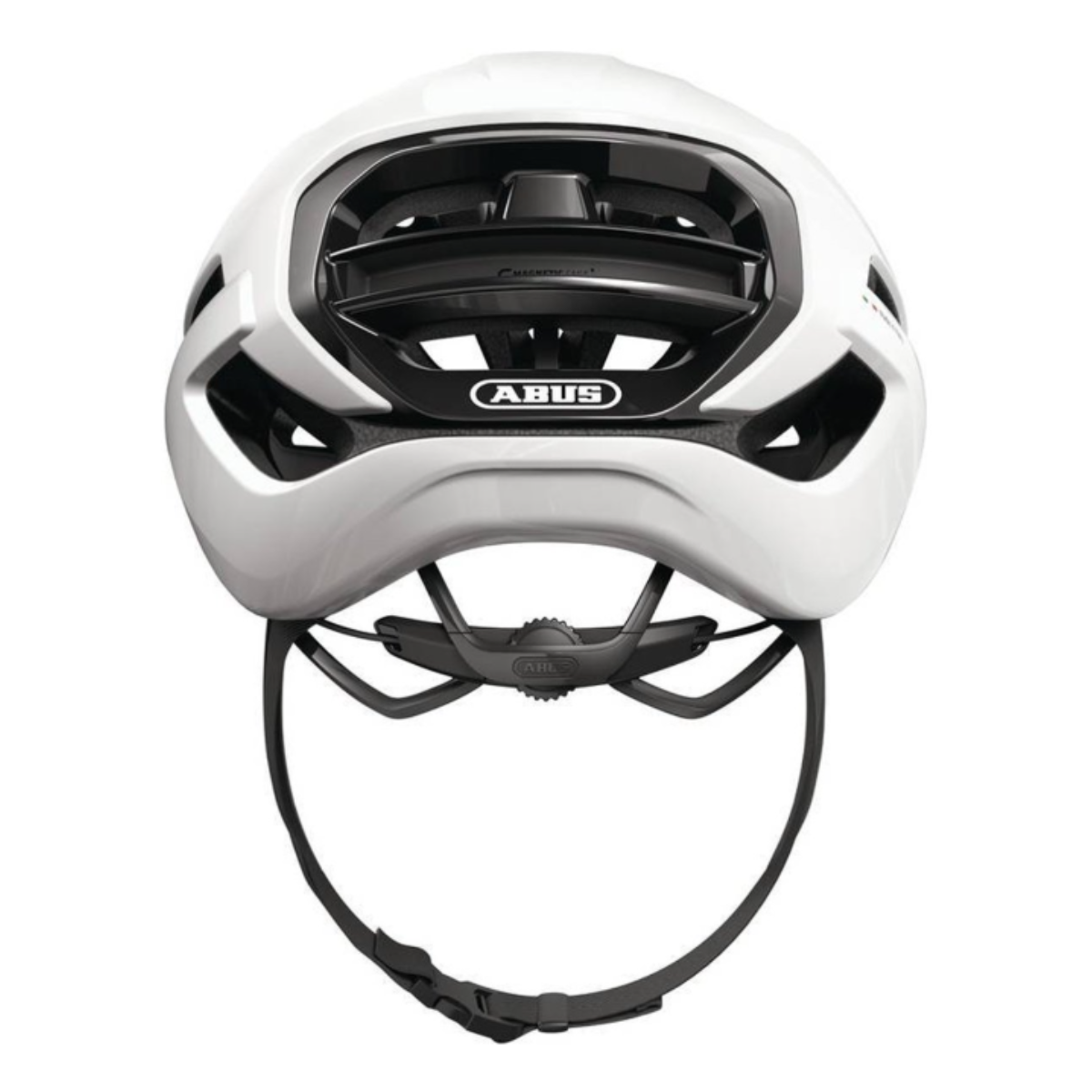 CAPACETE ABUS TAIPAN BRANCO BRILHANTE TAM M 52 58 CM