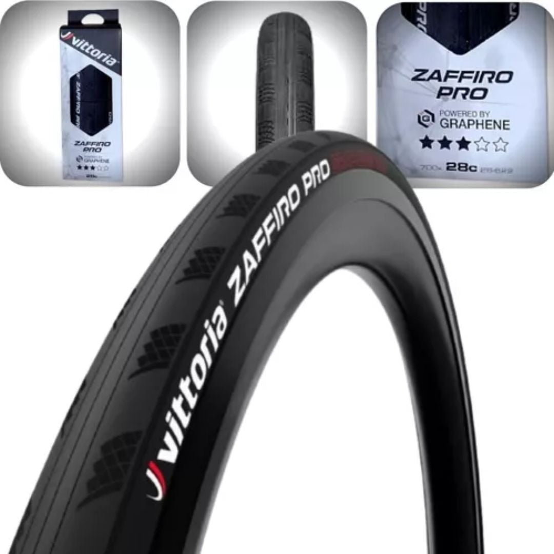 PNEU VITTORIA ROAD ZAFFIRO PRO 700X28 GRAPHENO Preto