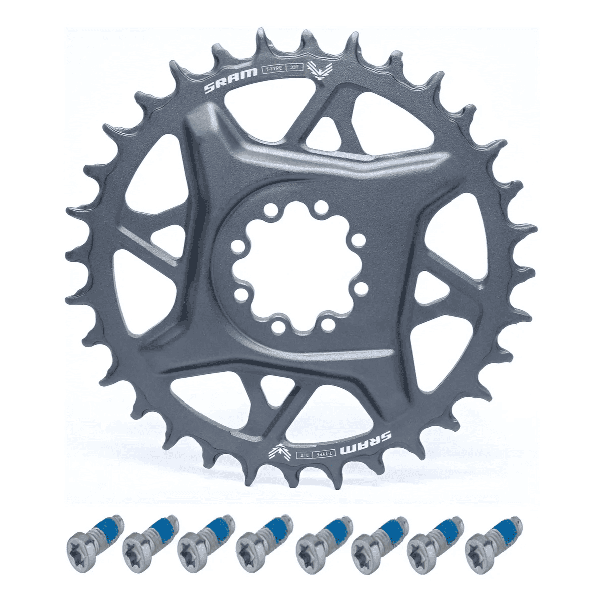 COROA SRAM GX T-TYPE EAGLE D1 34T 3MM OFFSET 12 VEL. DIRECT MOUNT (8 FUROS) POLAR ESCURO