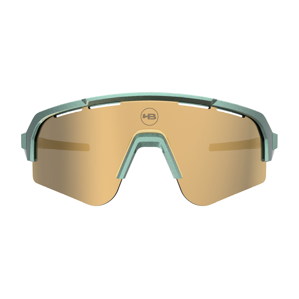 OCULOS HB EDGE S M METALLIC GREEN GOLD CHROME