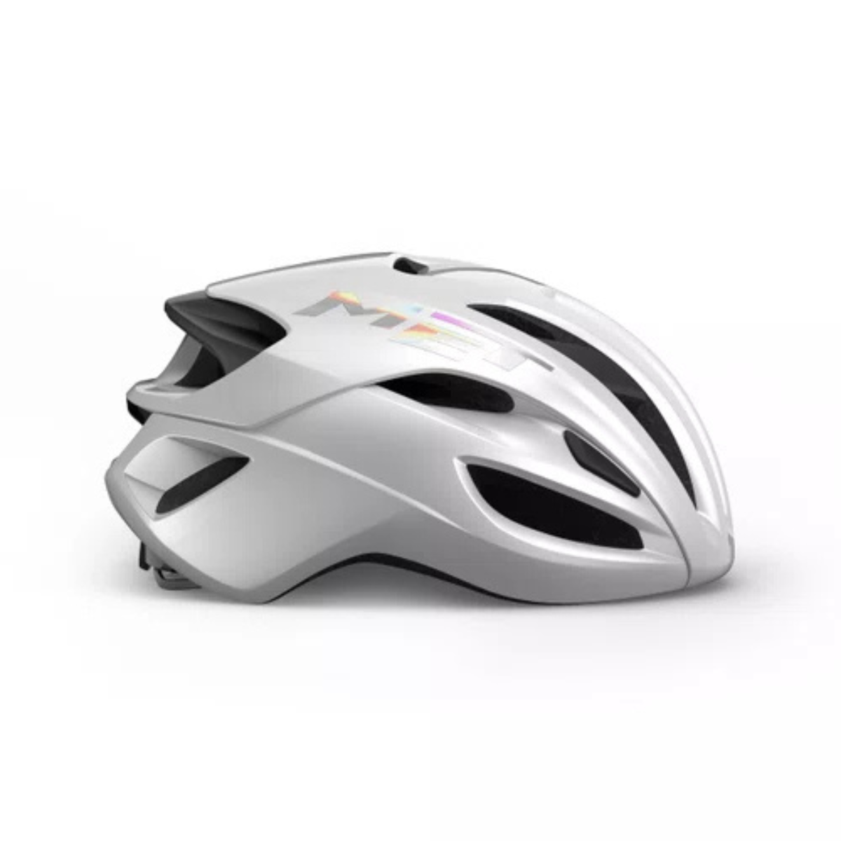 CAPACETE MET ROAD RIVALE MIPS BRANCO HOLOGRAF