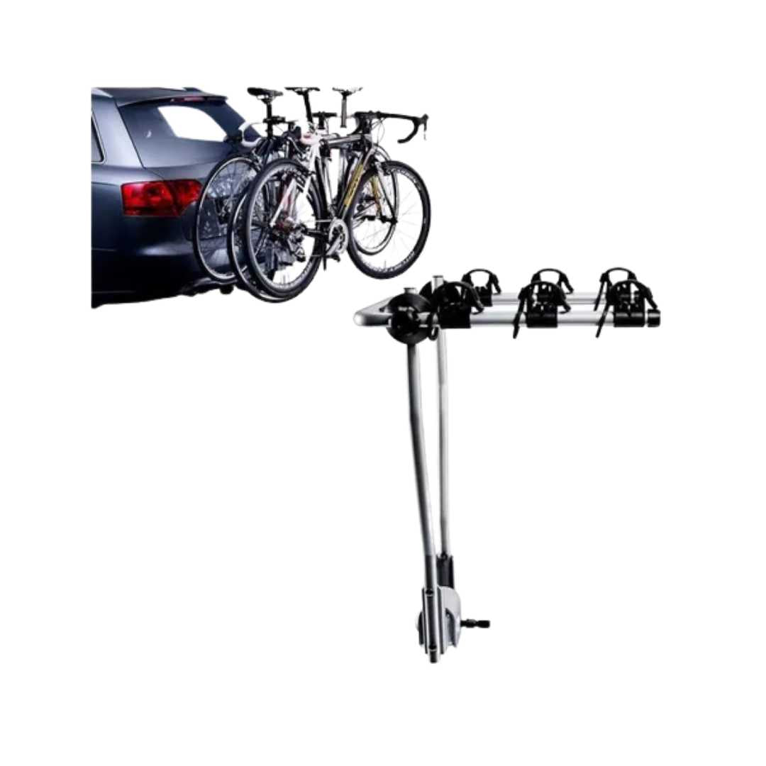 SUPORTE THULE HANGON INCLINAVEL ALUMINIO PARA ENGATE PARA 3 BICICLETAS  Preto
