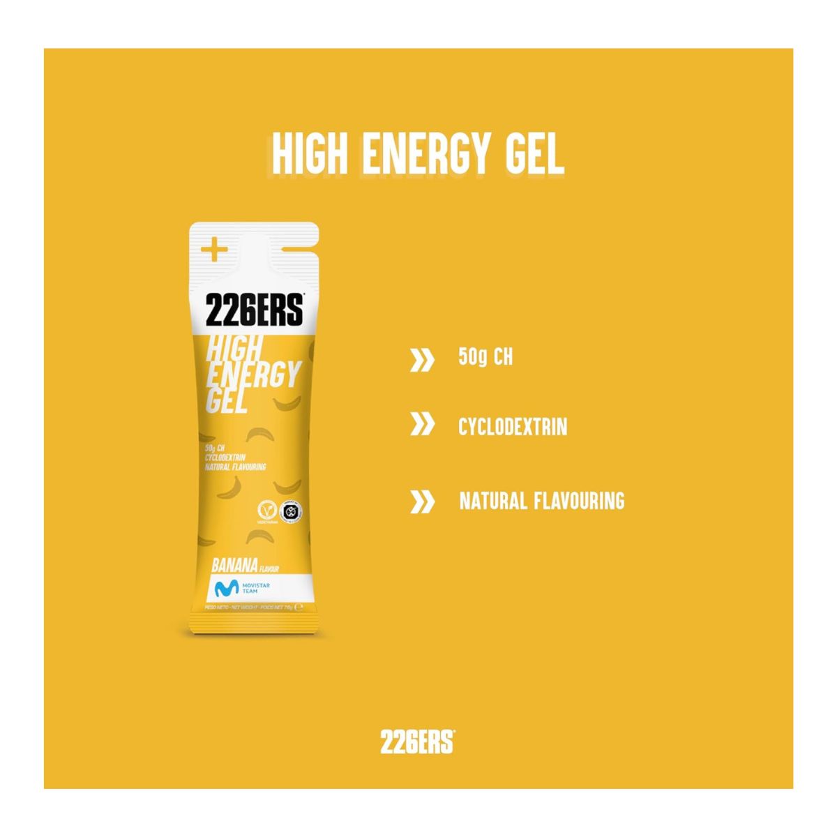 GEL 226ERS HIGH ENERGY GEL 76G BANANA (BANANA)