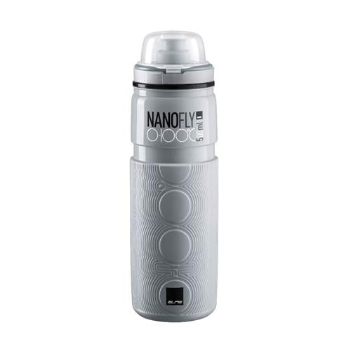 GARRAFA ELITE TERMICA NANO FLY 4H 500ML CINZA CLARO