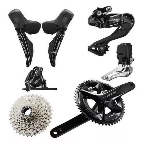 GRUPO SHIMANO 105 DI2 12V 2X12 FREIO HIDRAULICO