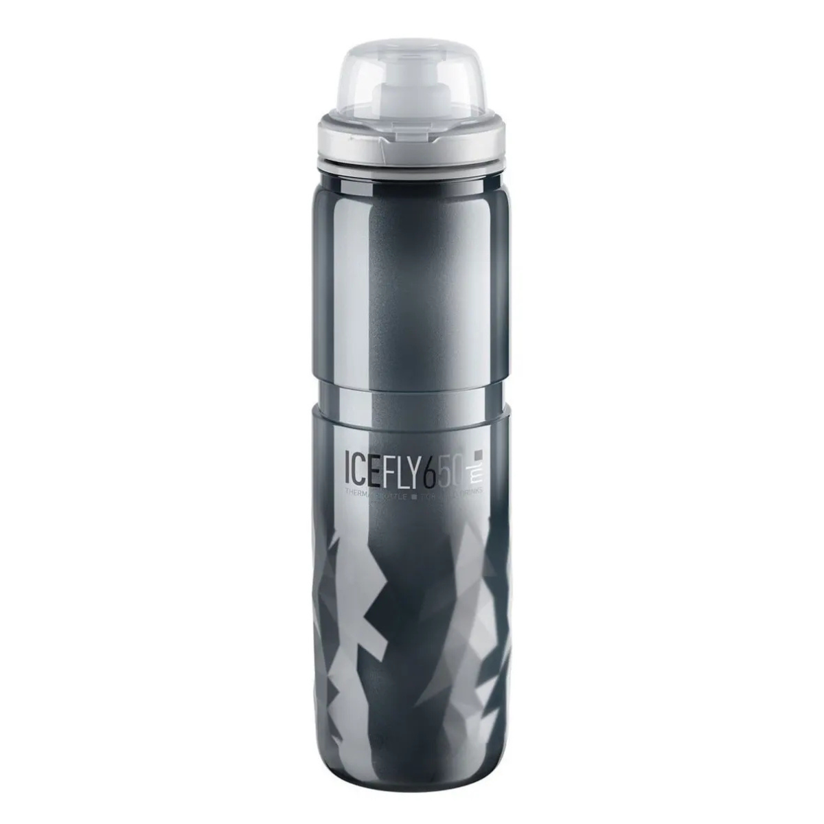 GARRAFA ELITE TERMICA ICE FLY 650ML CON CINZA