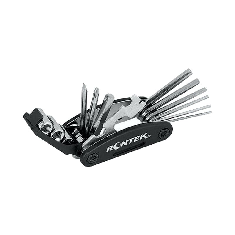 JOGO DE CHAVE RONTEK MULTI-USO BFE 001 16 FUNCOES 16 FUNCOES PRATA/PRETO