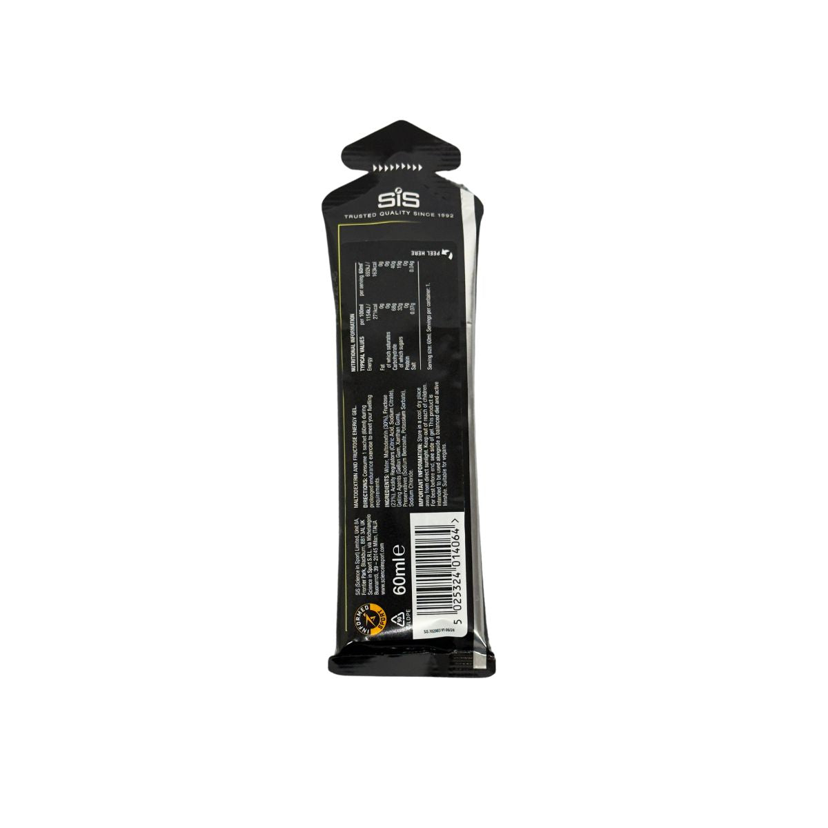 GEL SIS BETA FUEL 60ML NEUTRO UN