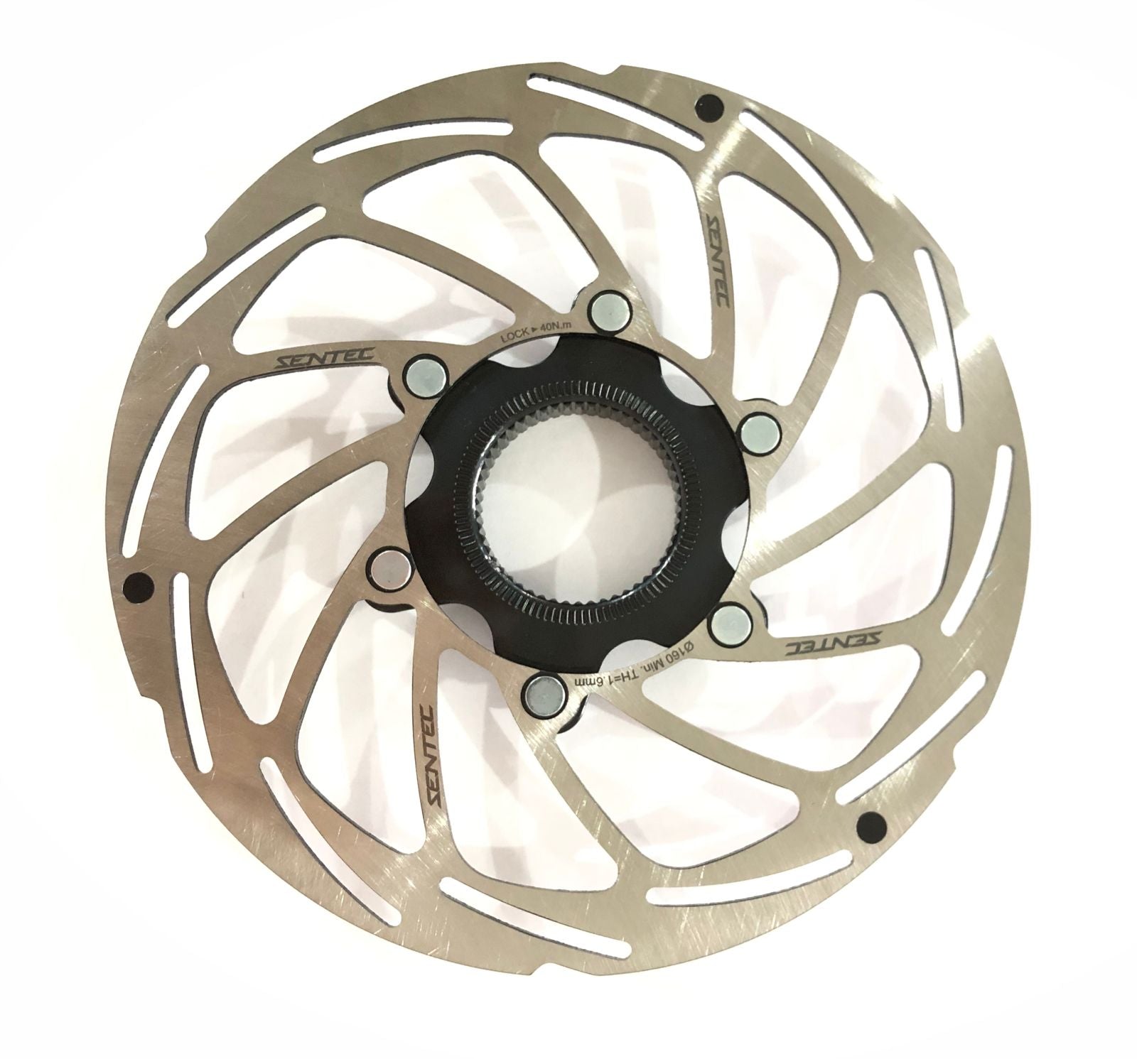 DISCO ROTOR SENTEC CENTER LOCK 160MM ACO INOX