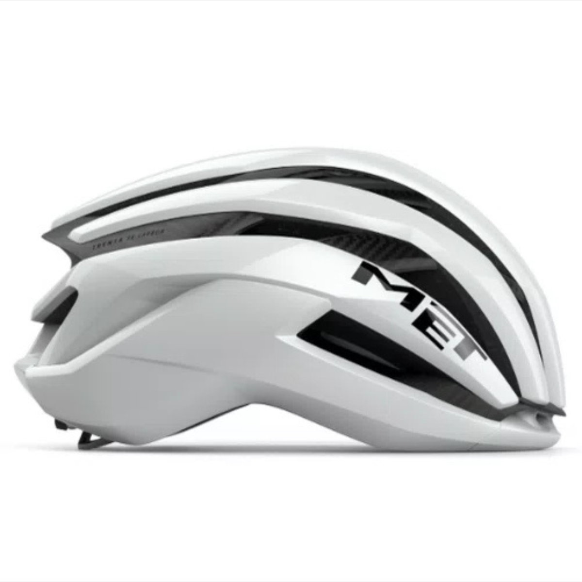 CAPACETE MET TRENTA 3K CARBON BRANCO S
