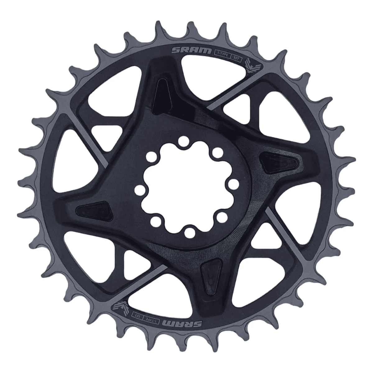 COROA SRAM X0 T-TYPE EAGLE D1 34T 3MM OFFSET 12 VEL. DIRECT MOUNT (8 FUROS) PRETO
