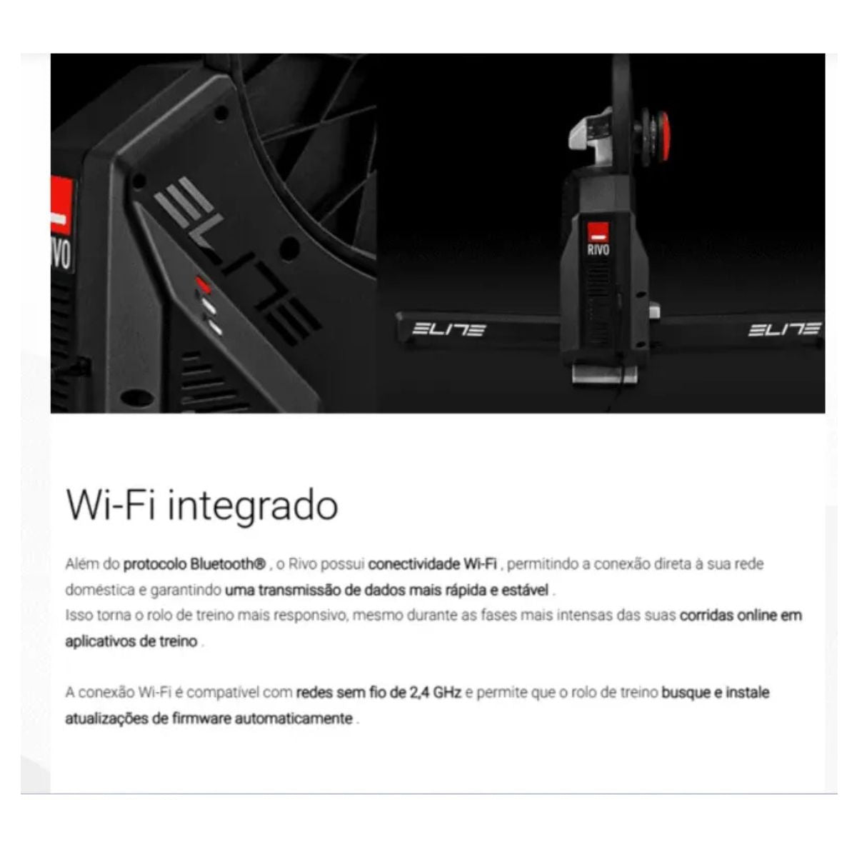 ROLO DE TREINO ELITE RIVO COM ZWIFT COG E CLICK