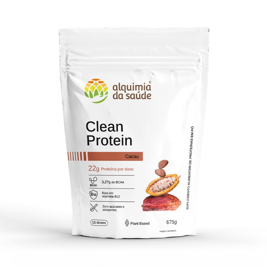 CLEAN PROTEIN ALQUIMIA DA SAUDE CACAU 675G