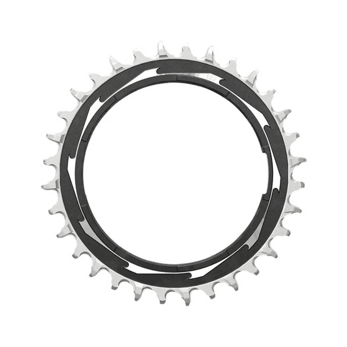 COROA SRAM XX SL T-TYPE EAGLE D1 34T 3MM OFFSET 12 VEL. THREADED PRETO/PRATA