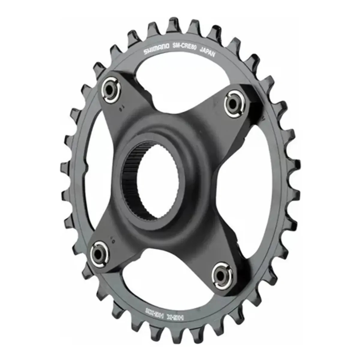 COROA ENGRENAGEM SHIMANO STEPS SM-CRE80-12-B 34D PTO 12V