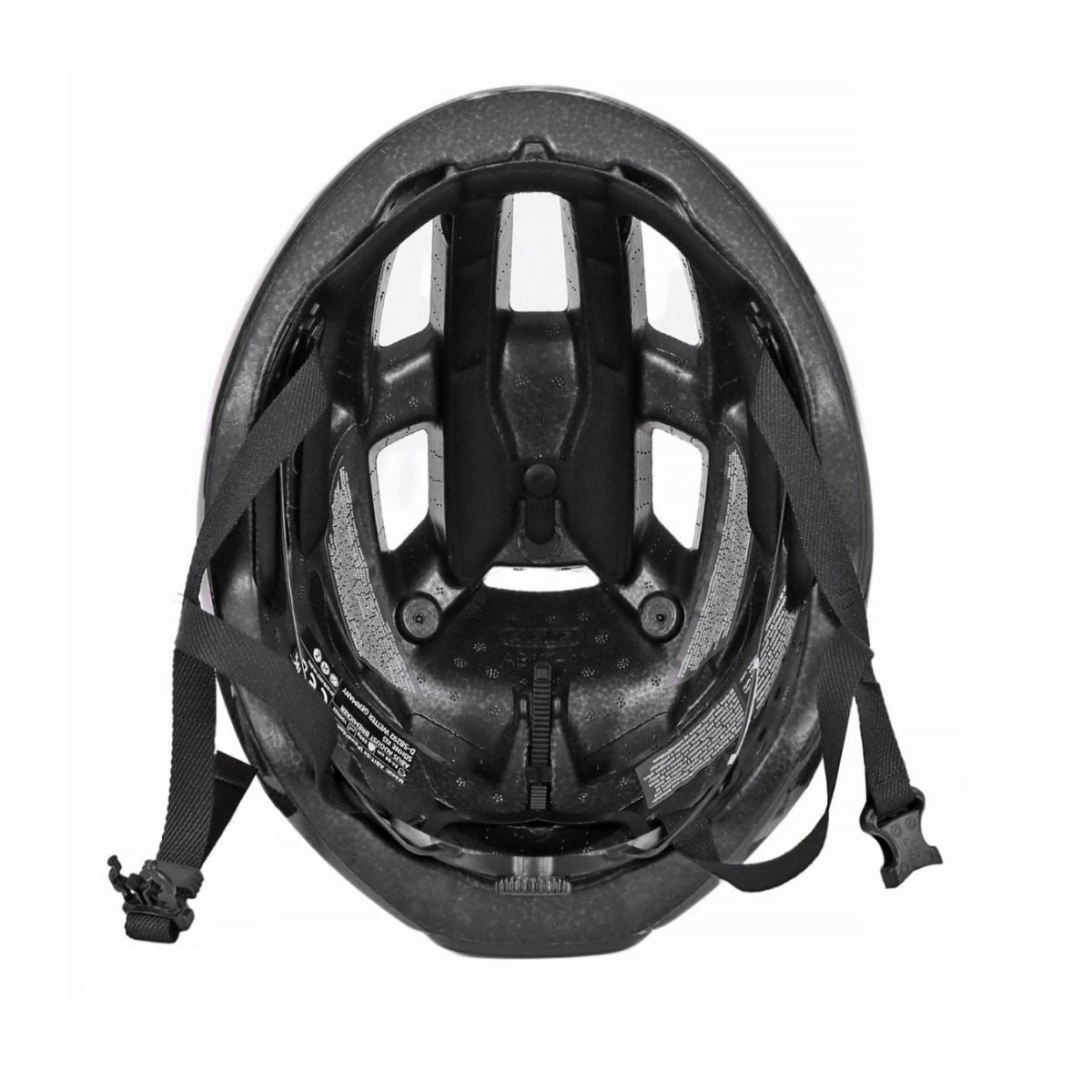 CAPACETE ABUS POWERDOME PRETO BRILHANTE TAM M