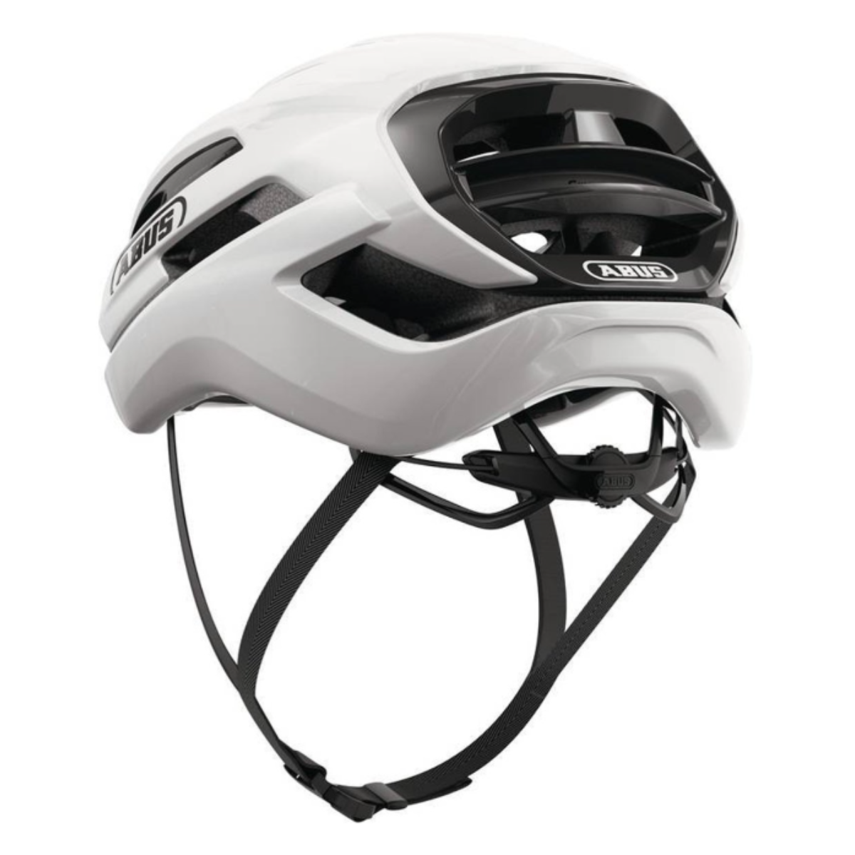 CAPACETE ABUS TAIPAN BRANCO BRILHANTE TAM M 52 58 CM