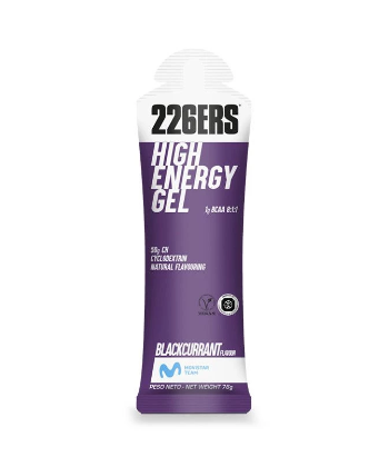 GEL 226ERS HIGH ENERGY 76G SABOR GROSELHA NEGRA 1G BCAA'S