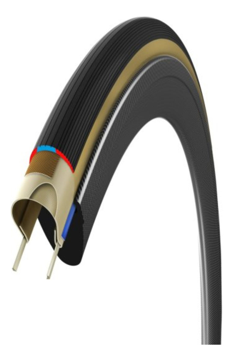 PNEU VITTORIA ROAD CORSA PRO 700X28 TUBELESS BEGE/PRETO