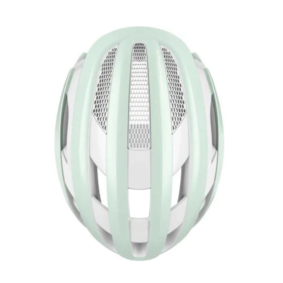 CAPACETE ABUS AIRBREAKER MENTA E BRANCO TAM P