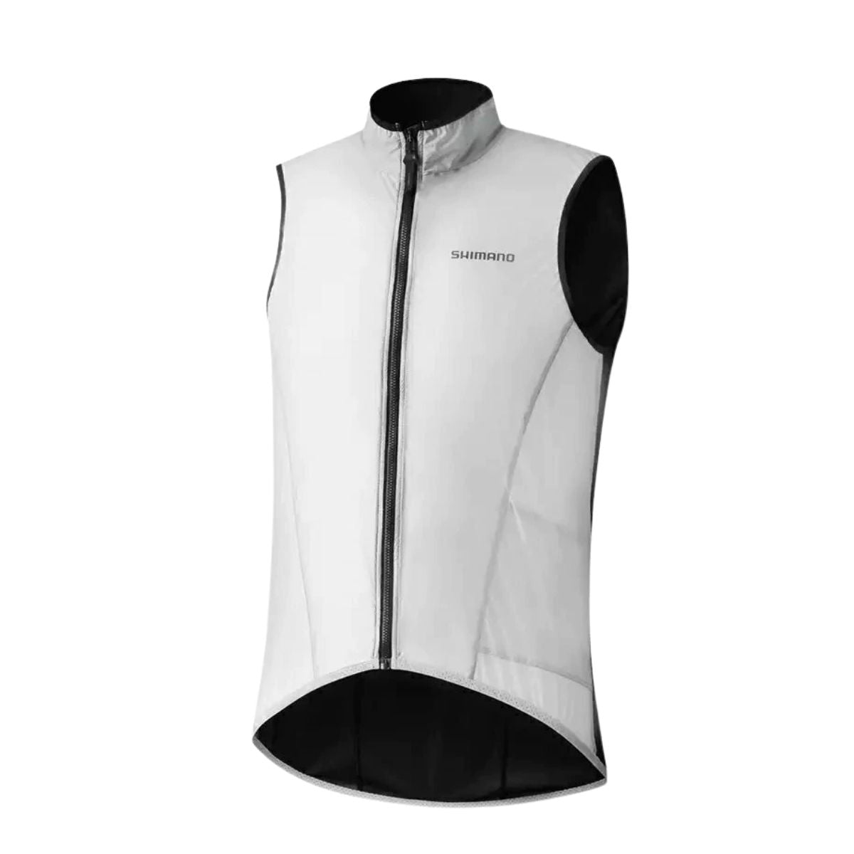 COLETE SHIMANO MASCULINO CORTA VENTO PRIMAVERA TAM P BRANCO