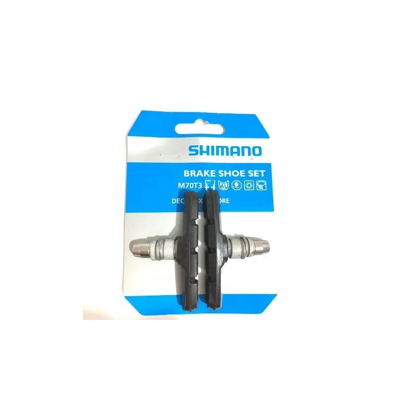 SAPATA DE FREIO SHIMANO M70T3 COM PORCA E ARRUELA