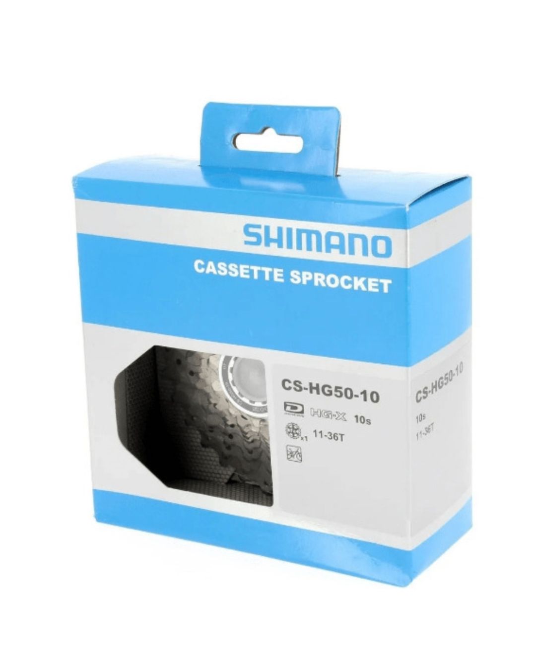 CASSETE SHIMANO SPROCKET 10V CS-HG50 11/36D 11/36D PRATA