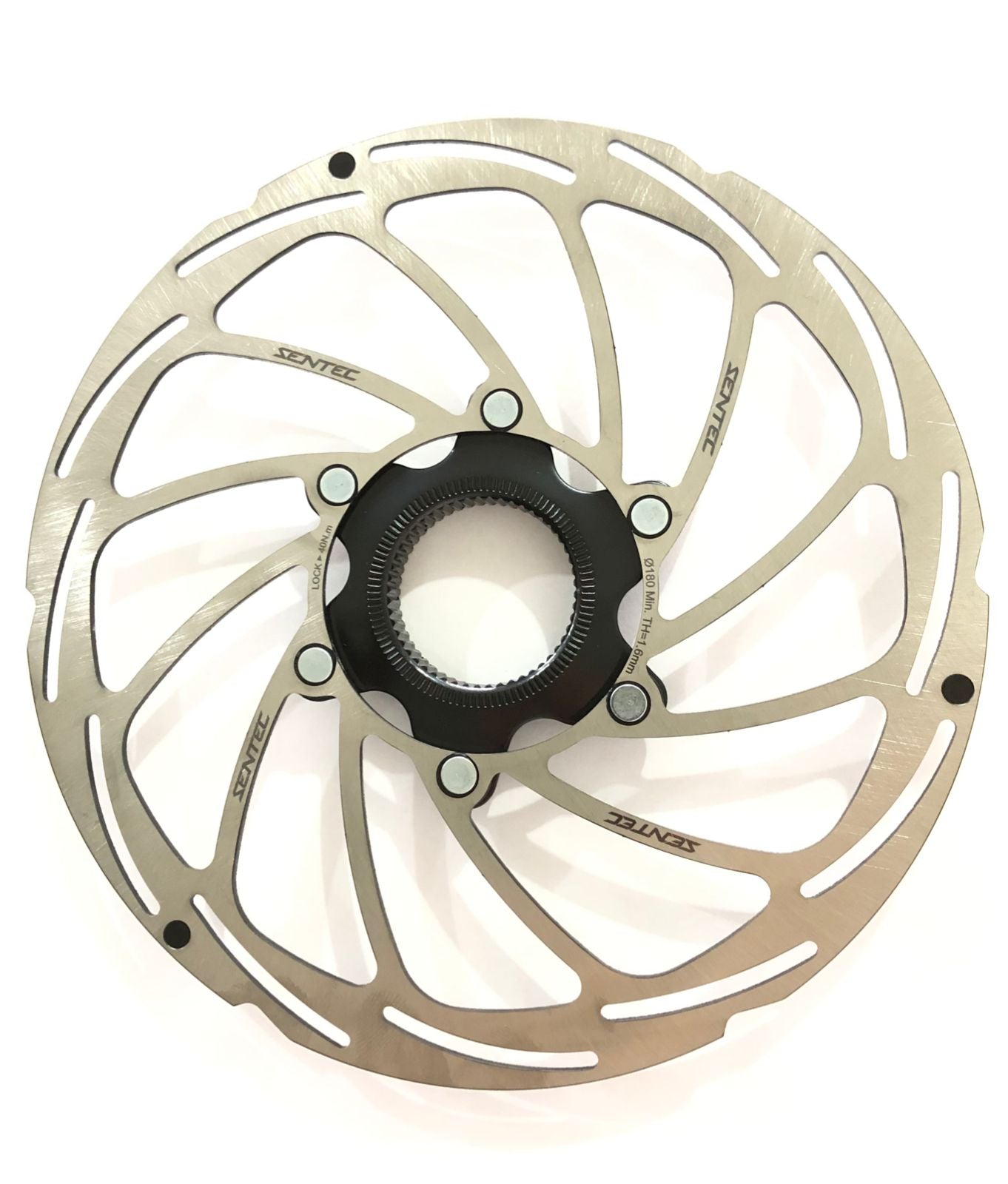 DISCO ROTOR SENTEC CENTER LOCK 180MM ACO INOX