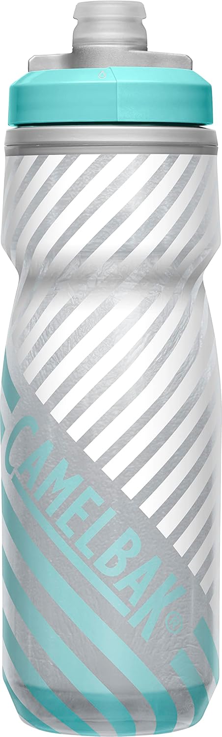 GARRAFA CAMELBAK TERMICA PODIUM CHILL 620ML BRANCO E AZUL