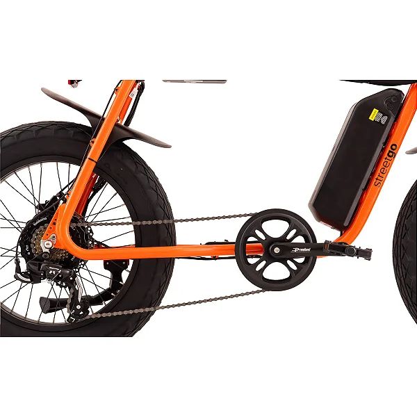 BICICLETA ELETRICA STREETGO S12 750WH LARANJA
