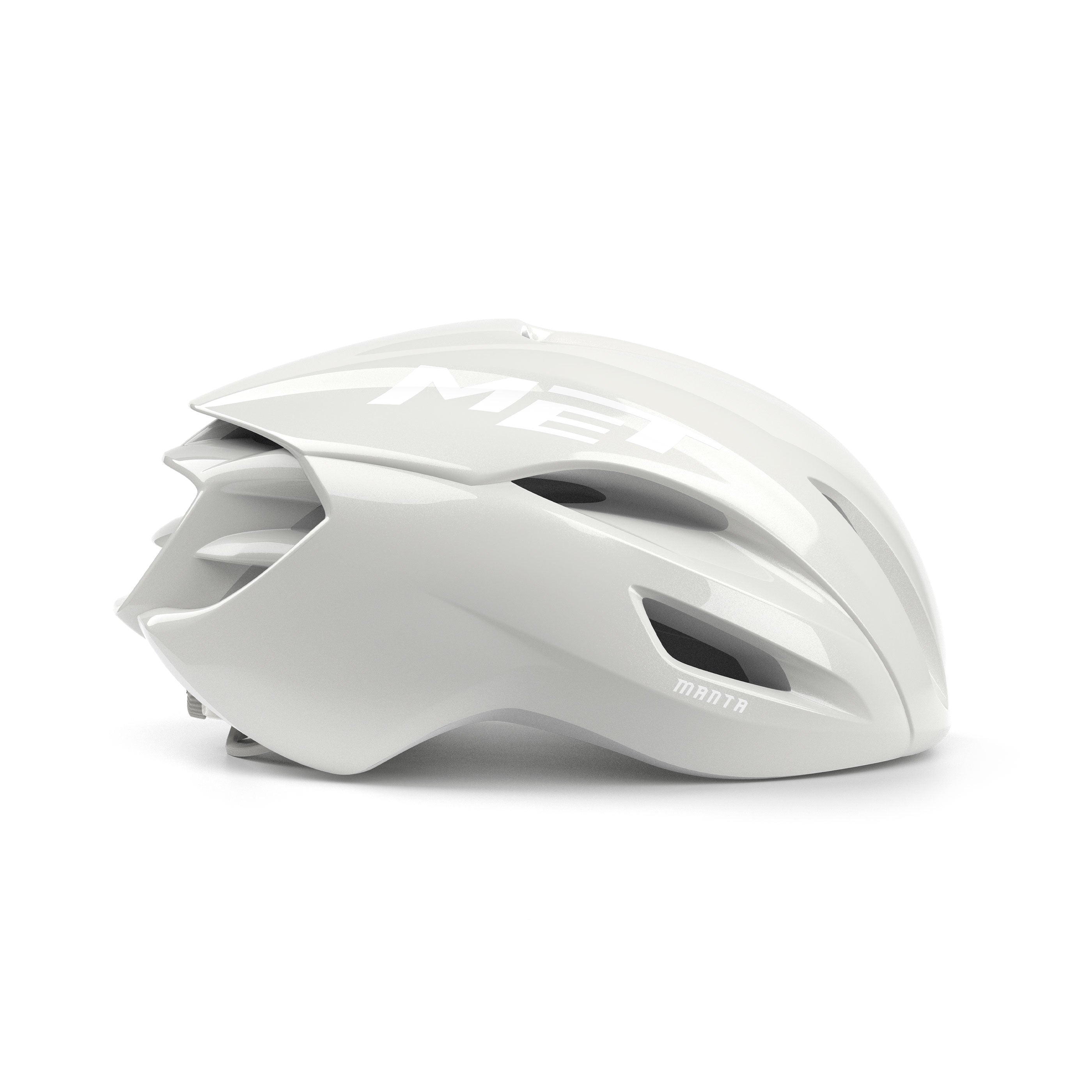 CAPACETE MET ROAD MANTA MIPS BRANCO ABSOLUTO TAM M (56-58)